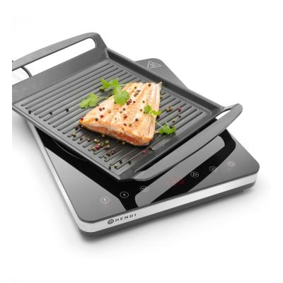 Indukční vařič 2000, HENDI, Kitchen Line, 230V/2000W, 295x400x(H)42mm | 239230